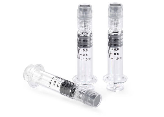 Öl, das Verschluss-Glasohrenspritze des Metallkolben-50ml Luer wieder füllt