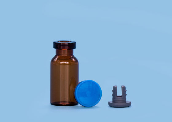 Stoßsicheres Gummistopfen-Steroid 3-ml-medizinische Glasphiolen