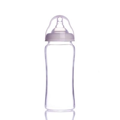 Pflegeborosilicat-Glas-Baby-Flasche der überwurfmutter-60ml 5,0