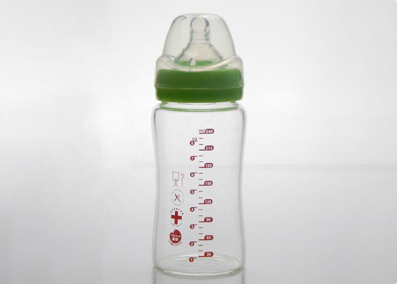 Glas-Baby-Flasche des Borosilicat-240ml