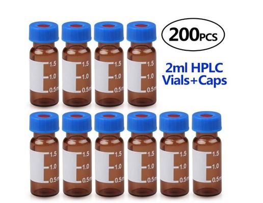 Flachbett 1.5ml HPLC niedrige Borosilicat-Glas-Phiolen