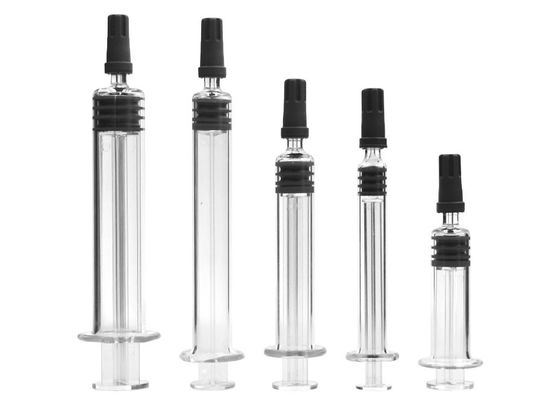 Plastik- Glas-Spritze des Kolben-nicht Wegwerf-Borosilicat-200cc
