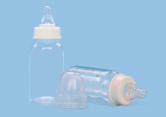 Manueller runder einfacher Griff 160ml chemische freie Baby-Flasche Sgs