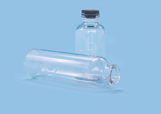 Falz-flüssige Medizin ISO14001 OD24 Amber Glass Bottle