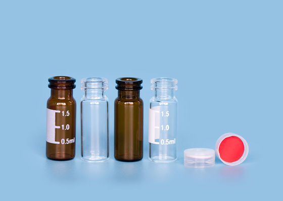 Vermeiden Sie Bruchbernstein 1.5ml Hälfte Dram-Verschluss-Spitzenphiolen