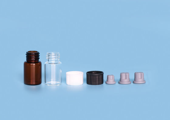 Heiße stempelnde Glasbeispielphiolen der Borosilicat-Schrauben-2ml 12mm