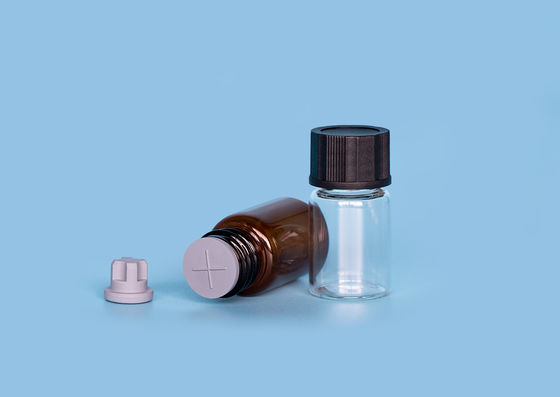 Heiße stempelnde Glasbeispielphiolen der Borosilicat-Schrauben-2ml 12mm