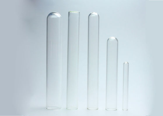 Borosilicat 3,3 flache untere 6x50mm YBB Glasreagenzgläser