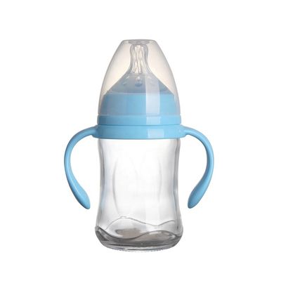 Glas-Baby-Flasche des Borosilicat-180ml