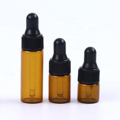 Runder Ball leeres LFGB 30ml MSDS Amber Dropper Bottles